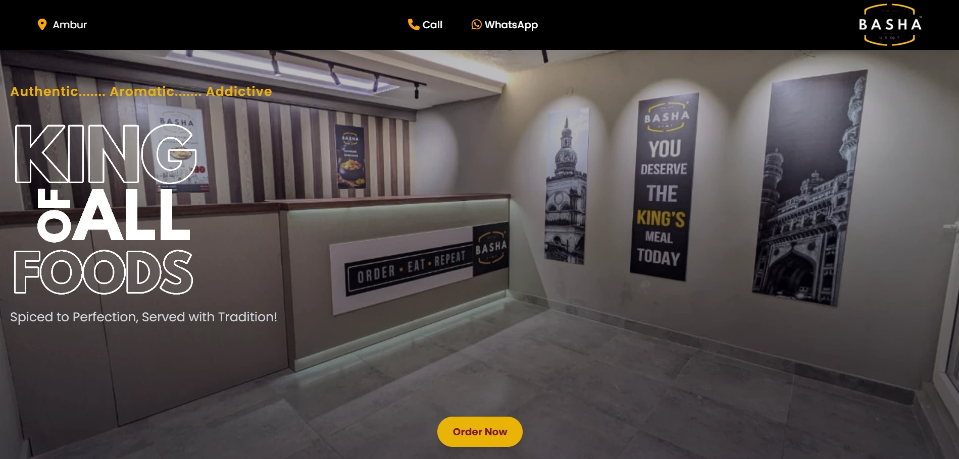 Restaurant website
